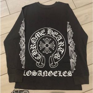 Chrome Hearts Grey Long Sleeve New